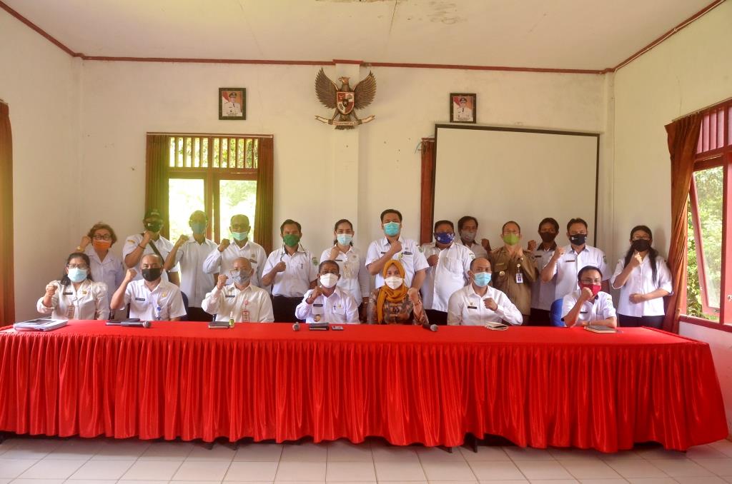 Monitoring Tahapan Pilkada , Kecamatan Nyuatan Persiapan 90 persen
